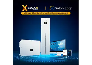 SolaX Power e Solar-Log se unem para fornecer melhor gerenciamento de energia